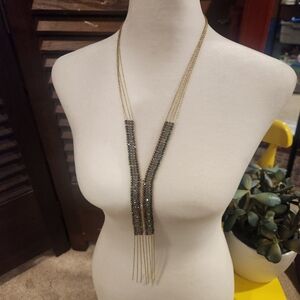 Nakamol Gold and Black Layered Necklace